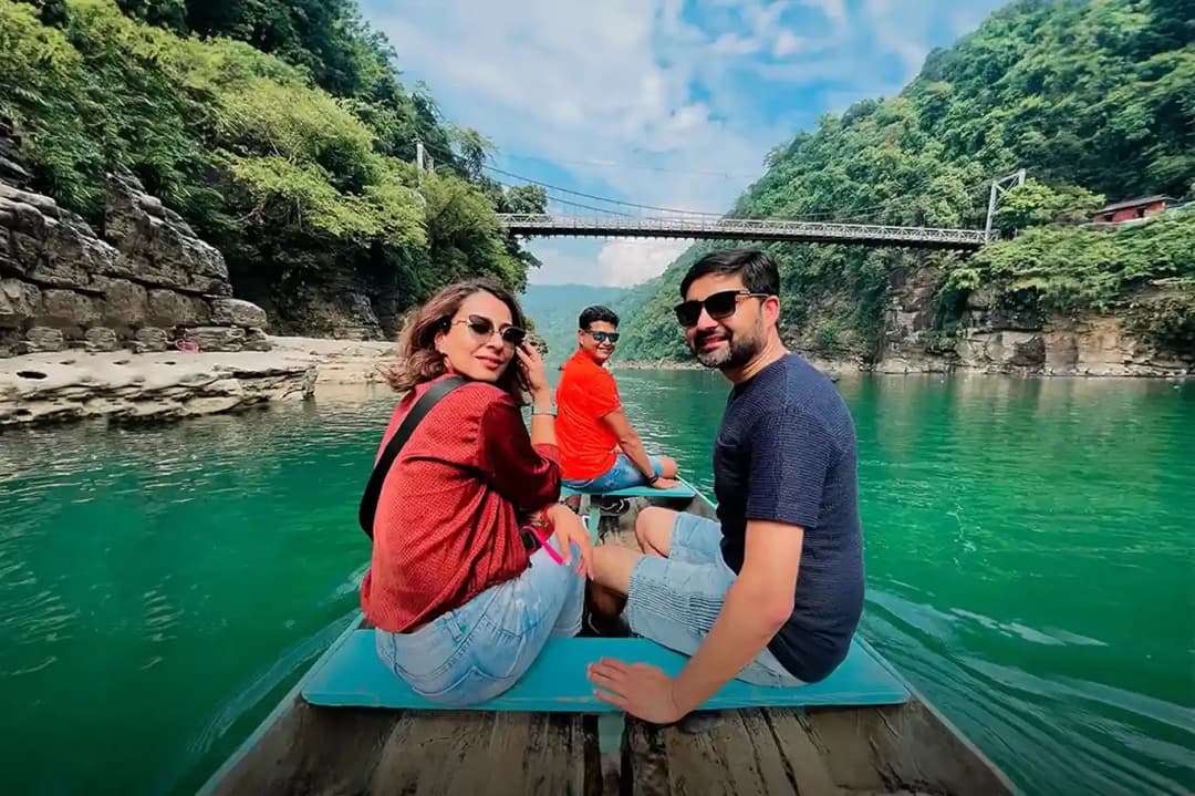 Boating in Umngot River
