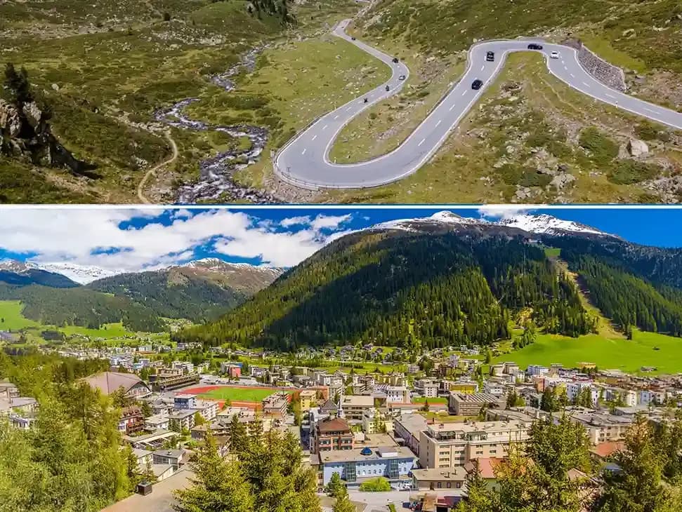 Through the Swiss Alps to Italian Tyrol