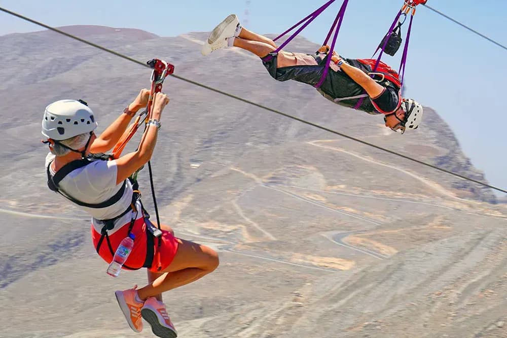 Zipline at Jebel Jais